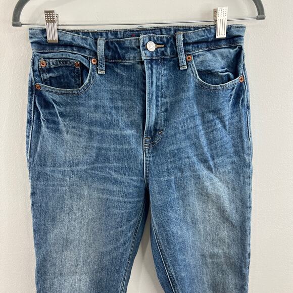 LUCKY BRAND Bridgette Skinny Jeans HR Medium Wash Wise Blue 1990 Patch 6 / 28 - Picture 4 of 11